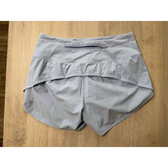 Lululemon Speed Up Short Long *4" Updated Fit Daydream Light Blue Size 4 - Picture 4 of 5